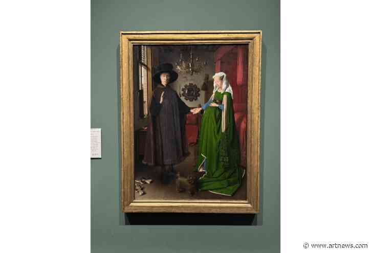 Jan van Eyck’s ‘Arnolfini Portrait’ Gets a New Frame, Polarizing Social Media Users