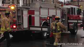 30 firefighters battle blaze at Bracebridge facility