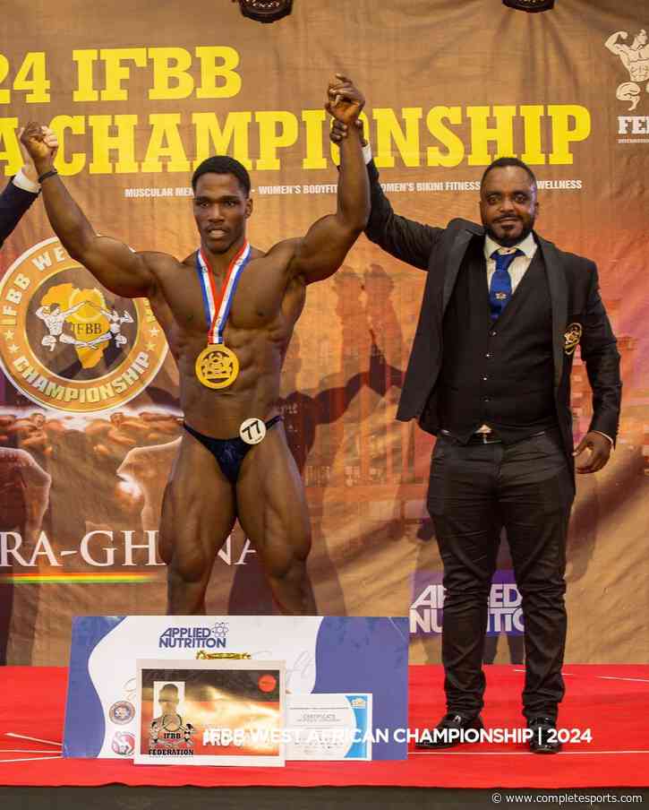Bodybuilding: Nigeria’s James Chima Sunday Triumphs At 2024 IFBB West African Championships