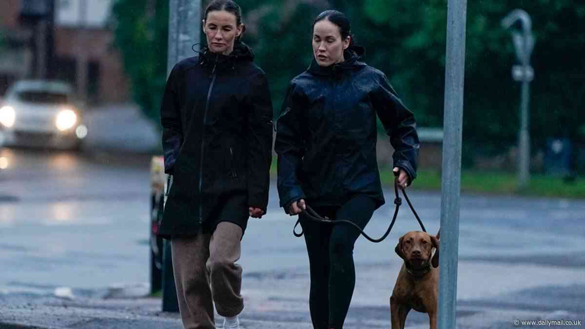 Jay Blades' wife Lisa Zbozen is spotted walking the dog with her sister after revealing marriage to The Repair Shop star had ended - amid cryptic claims by her sibling of 'keeping secrets' and using 'code words' during relationship