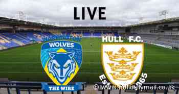 Warrington Wolves vs Hull FC LIVE first half action as Wire take two score lead
