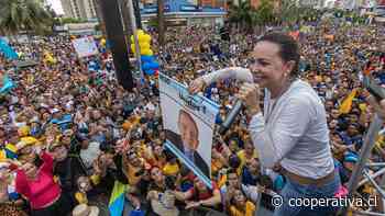 Machado pide votar por Edmundo González en las presidenciales de Venezuela