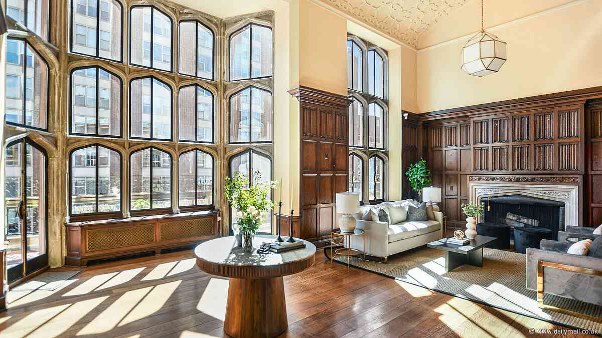 1920s Chicago penthouse hits the market for $4.3m - and features an unexpected historic relic buyers can't resist