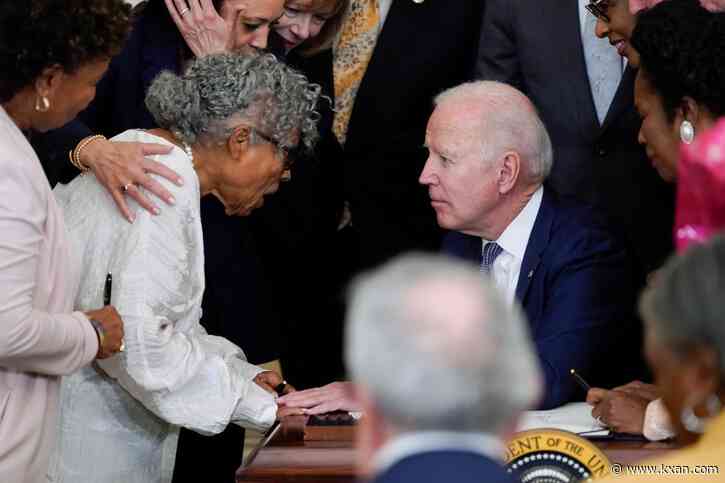 LIVE: Biden to award Opal Lee, 'Grandmother of Juneteenth,' with highest civilian honor