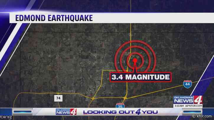 UPDATE: 3.4 magnitude earthquake recorded near Edmond