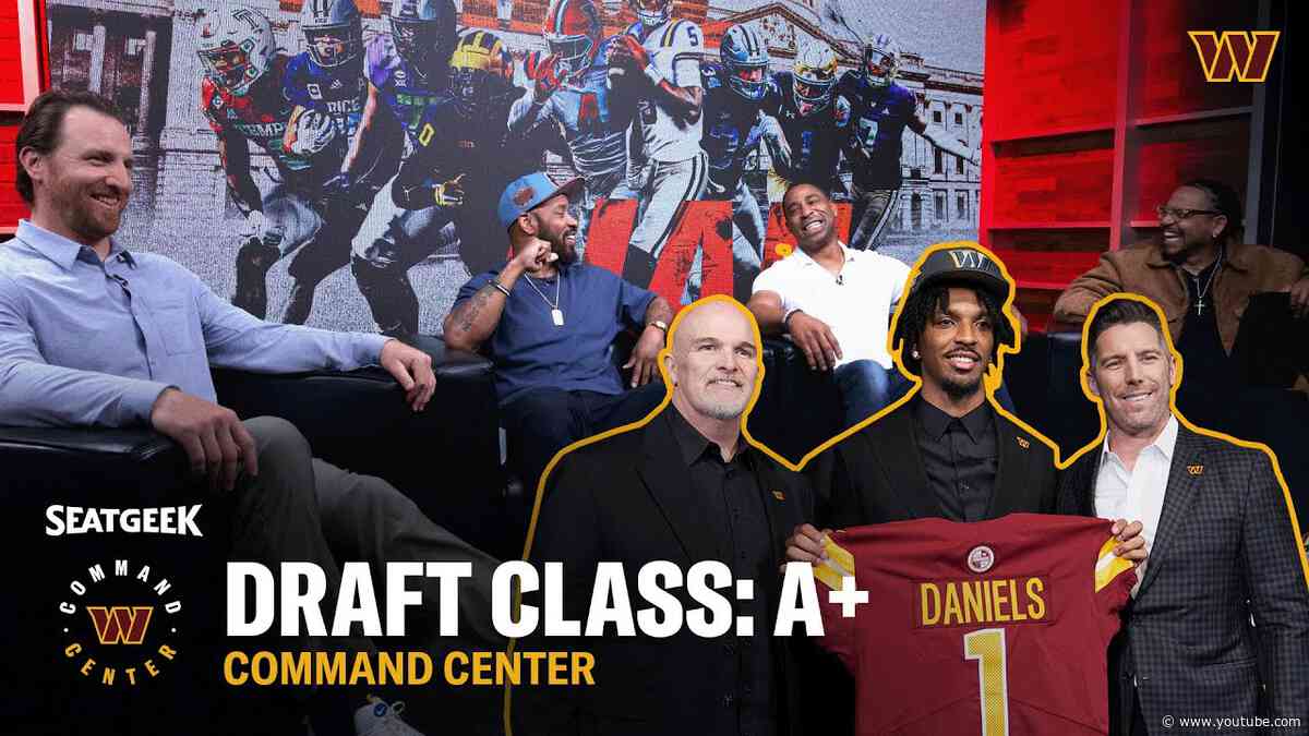 Commanders are BEST in (Draft) Class! | Command Center | Washington Commanders
