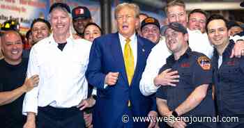 Trump Brings a Surprise Gift to NYC Firefighters, Is Greeted with Cheers