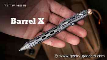 Barrel X Titanium tactical bolt-action pen $129