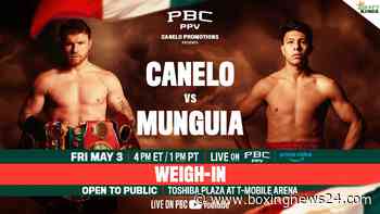 Canelo & Munguia Make Weight, Tension Builds Ahead of Vegas Clash