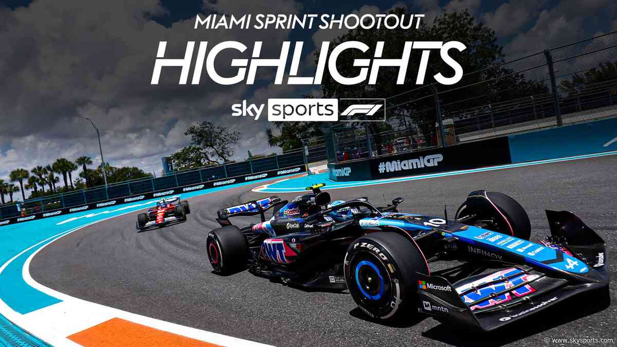 Miami Grand Prix: Sprint Qualifying highlights