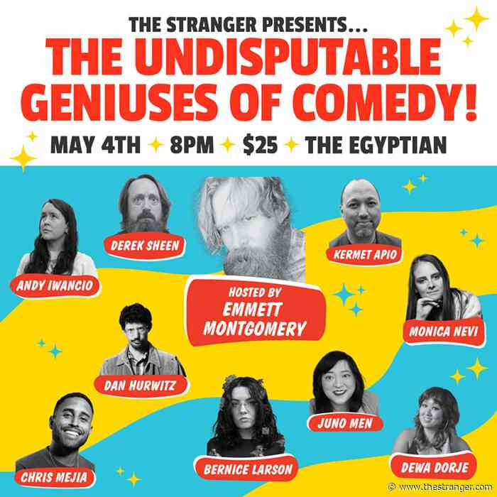 Derek Sheen and Dewa Dorji Added to Saturday’s Undisputable Geniuses of Comedy Show