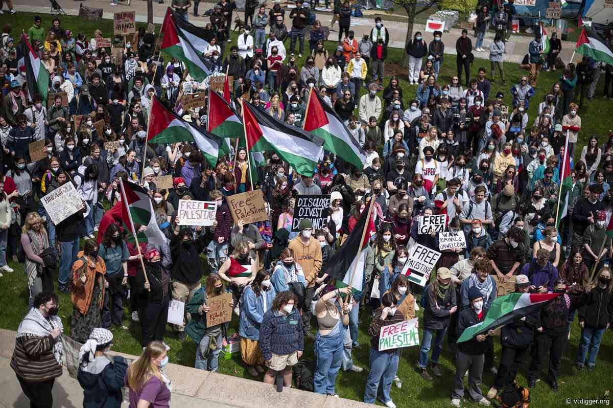 UVM commencement speaker out as pro-Palestinian protest continues