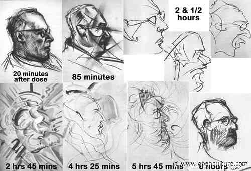 Artist Draws 9 Portraits on LSD During 1950s Research Experiment
