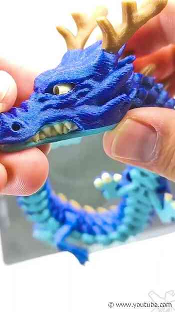 3D printing a dragon! 🤩🐉  -  🎥 @McGybeer