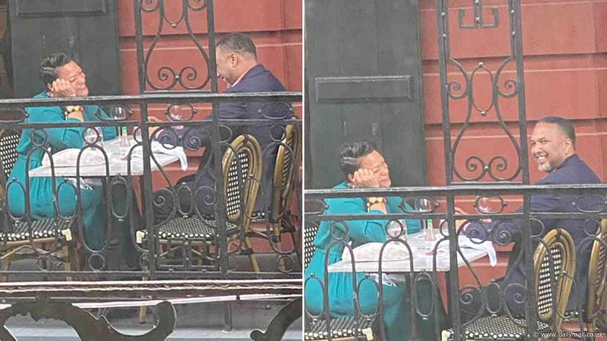New Orleans' Dem Mayor LaToya Cantrell is seen enjoying cozy dinner-a-deux with on-duty, taxpayer-funded bodyguard after denying affair with him