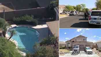 Heartbreak as Arizona father finds three-year-old twin girls drowned in backyard swimming pool