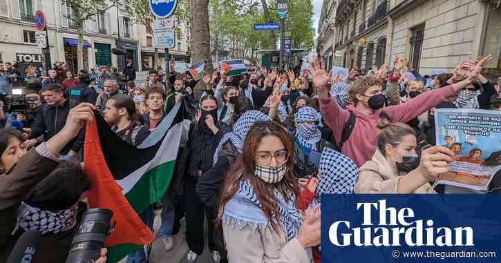 ‘We’re infantilised or demonised’: French students criticise Gaza protests crackdown