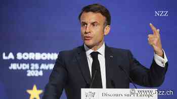 Emmanuel Macron spielt Napoleon und ist bereit, für Europa in die Schlacht zu ziehen