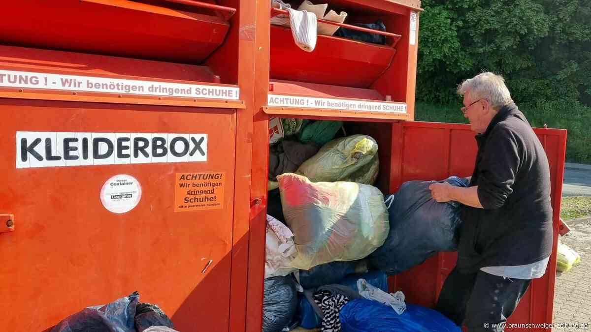Schandfleck im Harz: Altkleidercontainer mutieren zu Müllhalde