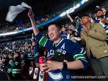 'That was wild': Fans bring the party to watch as Canucks win Round 1