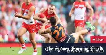 AFL 2024 round eight LIVE updates: Brown’s bump forces McCartin to leave match as Giants, Swans battle in rain