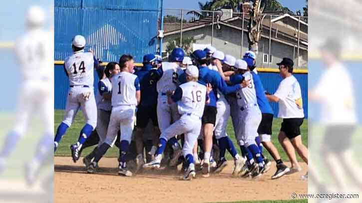 Fountain Valley baseball tops Trabuco Hills in CIF-SS playoffs with thrilling finish