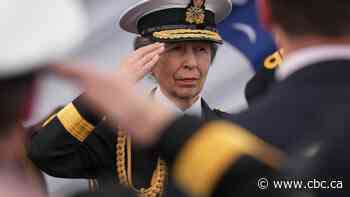 Princess Anne takes part in ceremony for new Pacific fleet ship