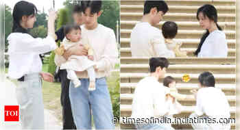 Ji-won and Soo-hyun bond with onscreen baby