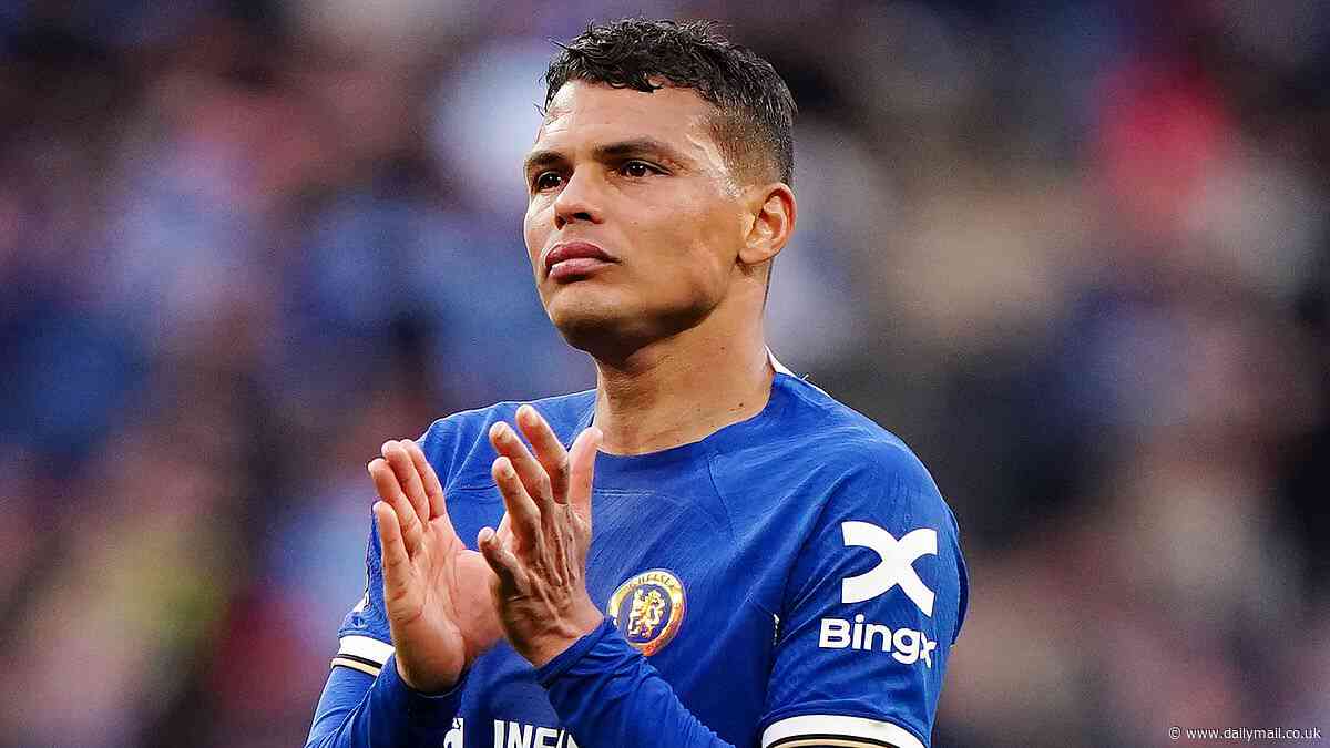 Thiago Silva 'agrees to re-join Fluminense on two-year deal' as the Brazilian side 'beat competition from England and Saudi Arabia' - after Chelsea defender announced he will leave at the end of the season