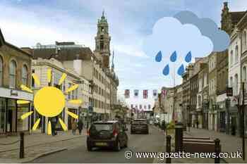 Here's the weather in Colchester this Bank Holiday weekend