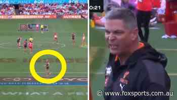 ‘One f***ing job’: GWS coach blasts own team over game-ruining rules blunder Sydney derby