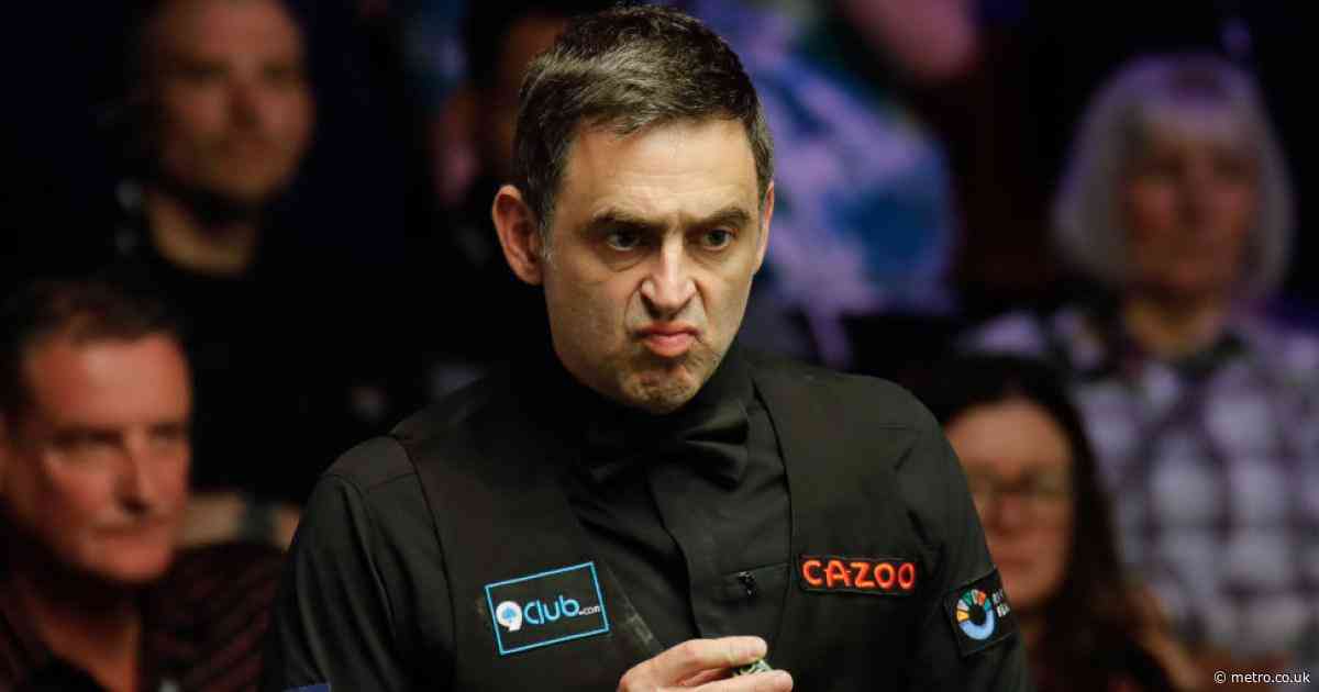 Ronnie O’Sullivan names ‘best ref in the world’ after complaining about officials