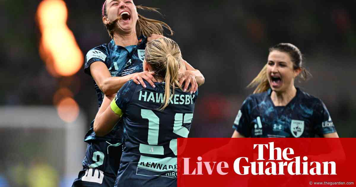 Sydney FC defeat Melbourne City in A-League Women grand final – as it happened