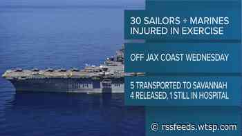 30 sailors and Marines injured off the coast of Jacksonville