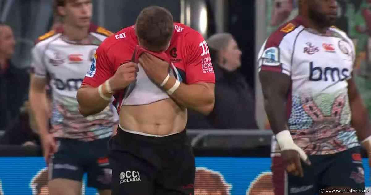 Leigh Halfpenny's big Super Rugby debut goes wrong amid rare sight