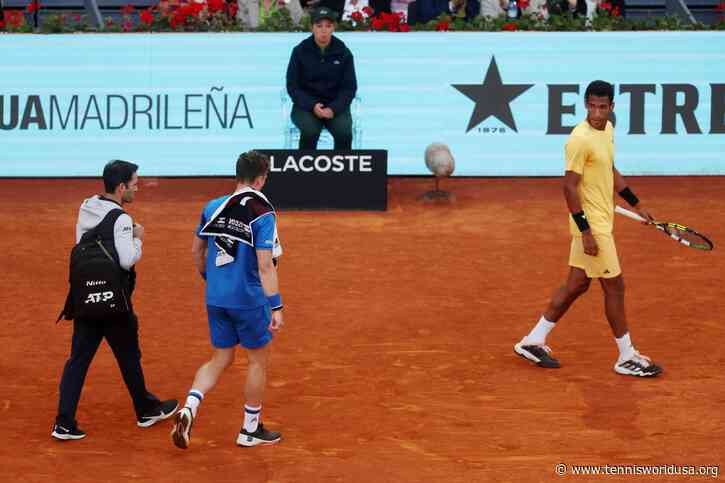 Felix Auger-Aliassime wins another unfinished match, enters Madrid Masters final