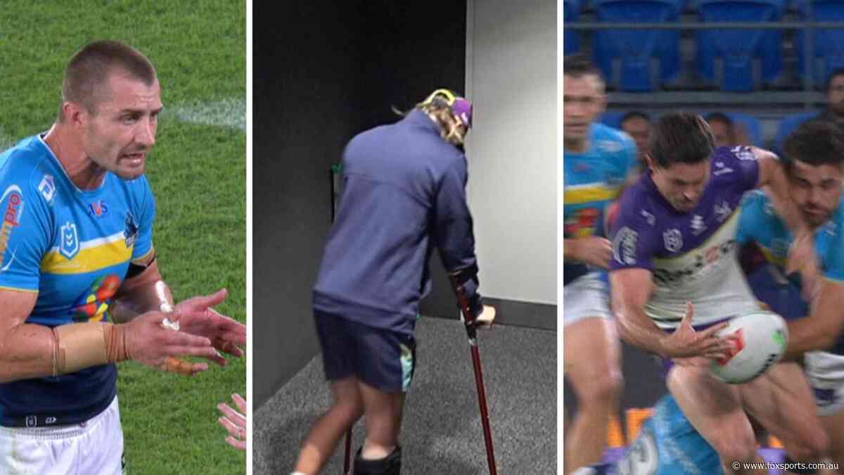 Storm survives scare by plucky Titans after late ref drama; Papenhuyzen’s injury blow - What we learned
