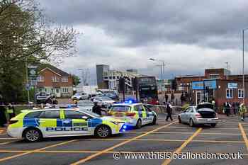 Worcester Park station: Two taken to hospital after crash