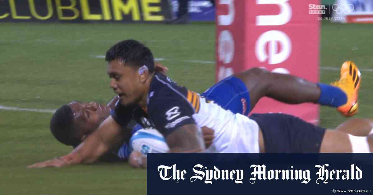 Brumbies’ epic grubber try