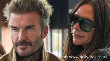 David and Victoria Beckham put on a stylish display as they join pals Gordon Ramsay and his wife Tana following winery visit in Spain