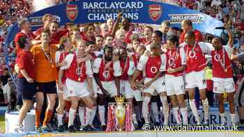 Arsenal invite the 2003-04 Invincibles squad to watch their last game of the season to mark 20-year anniversary... with Mikel Arteta hoping in his 'heart and soul' that title rivals Man City drop points ahead of crucial final weekend