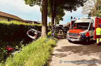 FW-DO: Verkehrsunfall in Dortmund-Hörde - Feuerwehr befreit Fahrer aus dem PKW