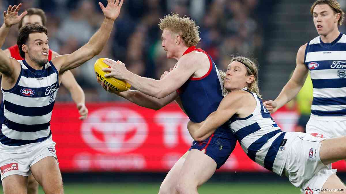 Melbourne wins thriller at the ‘G to end Geelong’s unbeaten record