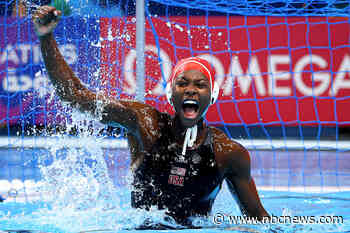 Olympic water polo star Ashleigh Johnson makes a splash as a role model for Black children