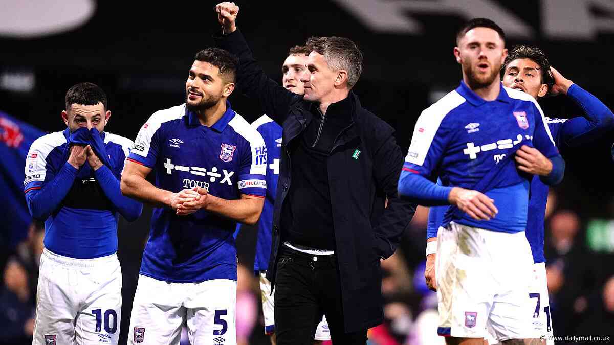 Ipswich are back in the Premier League! Kieran McKenna's side return to the top flight for the first time in 22 years after 2-0 win over Huddersfield sealed back-to-back promotions