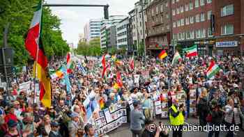 Hunderte demonstrieren in Hamburg gegen Islamismus
