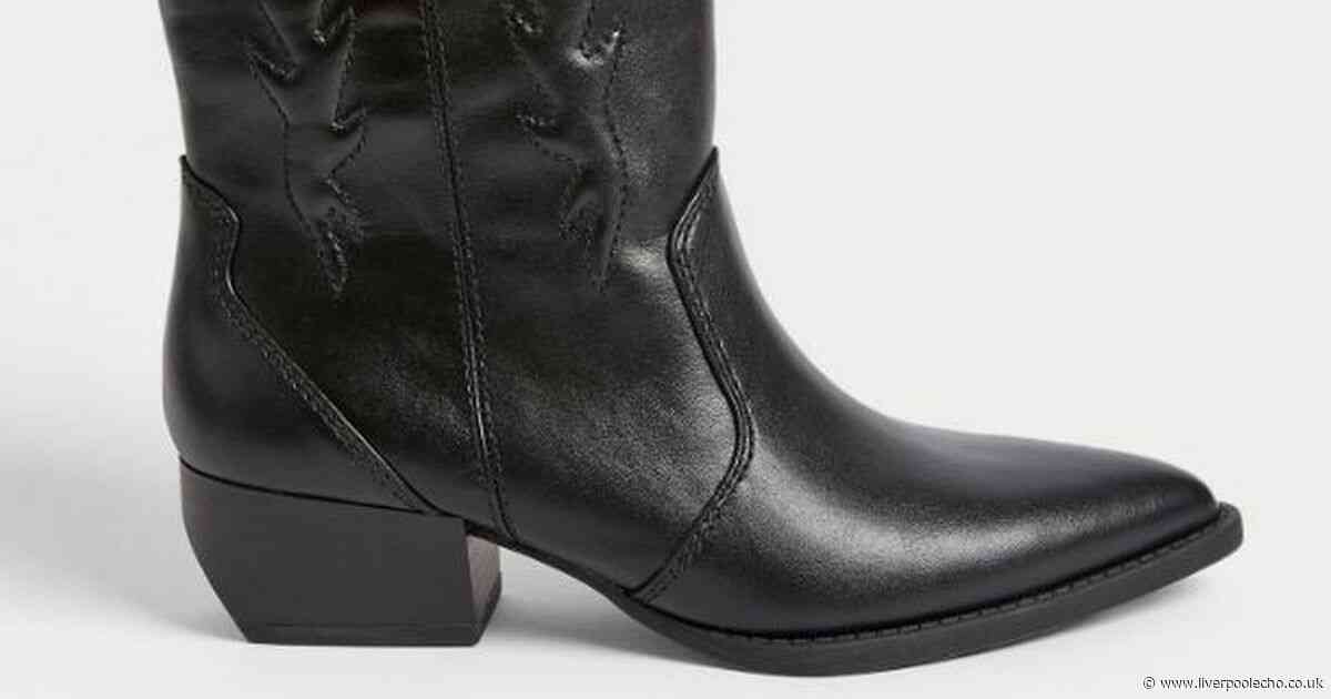 Marks and Spencer's 'stylish' £45 cowboy boots are comfortable 'even on the first wear'