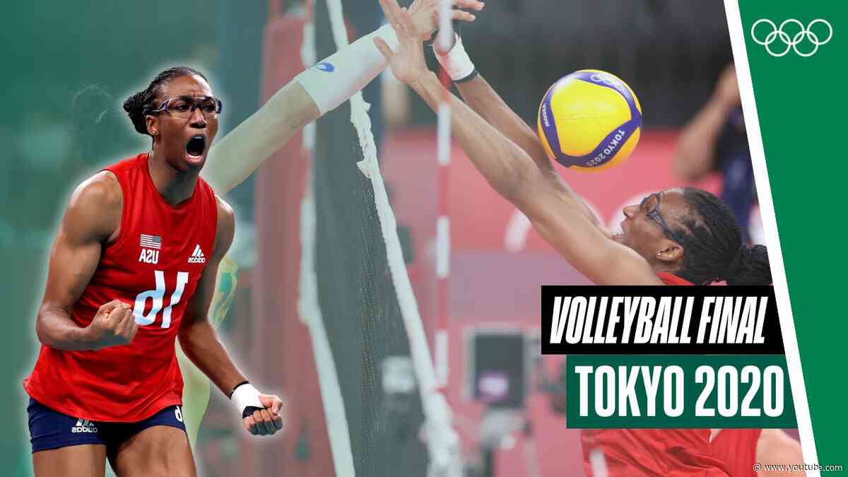 🇧🇷🆚🇺🇸 Women's Volleyball Gold Medal Match 🏐🥇| Tokyo 2020