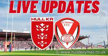Hull KR v St Helens live score updates: Jack Welsby brings Saints level with Morgan Knowles in the sin bin