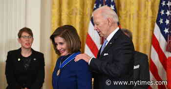 Biden to Award Medal of Freedom to Nancy Pelosi and Katie Ledecky, Among Others